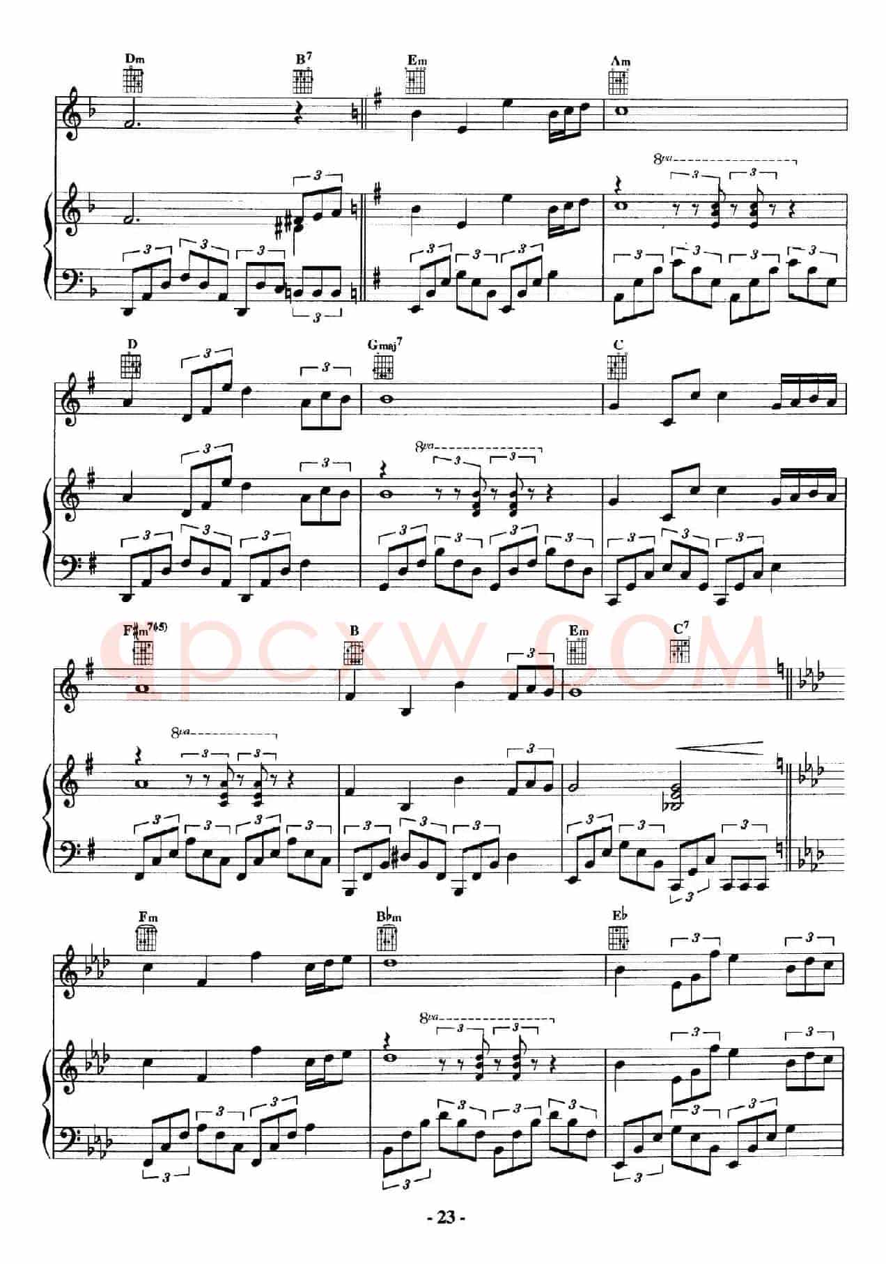 电影配乐大师莫瑞康最佳20首钢琴谱（Best of Ennio Morricone·6）