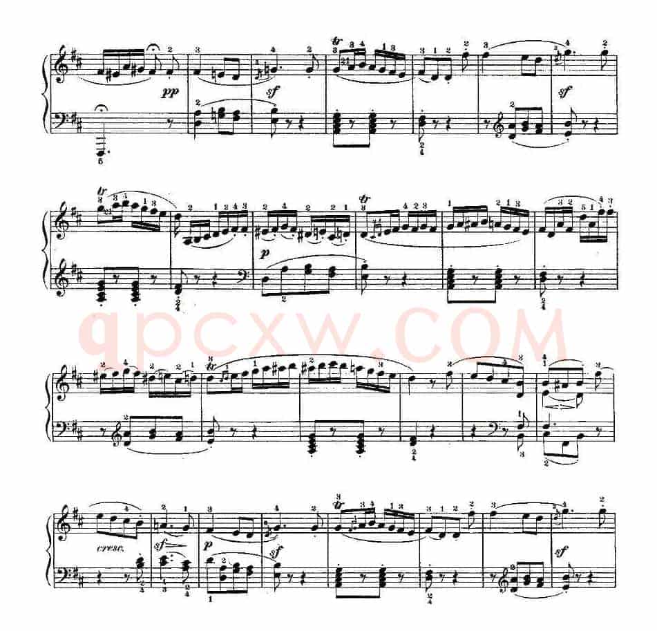 贝多芬钢琴小品（Bagatelles）（Op.33 之6）