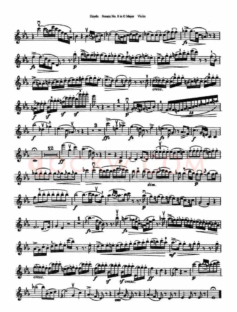 Soata No.8. in G Major