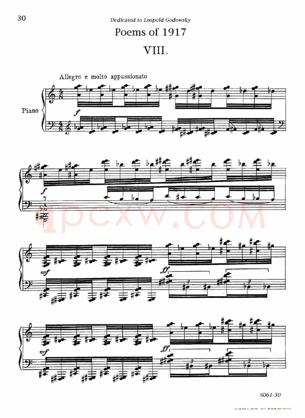 Poems of 1917 Op.41(1917之诗 8. 战争)