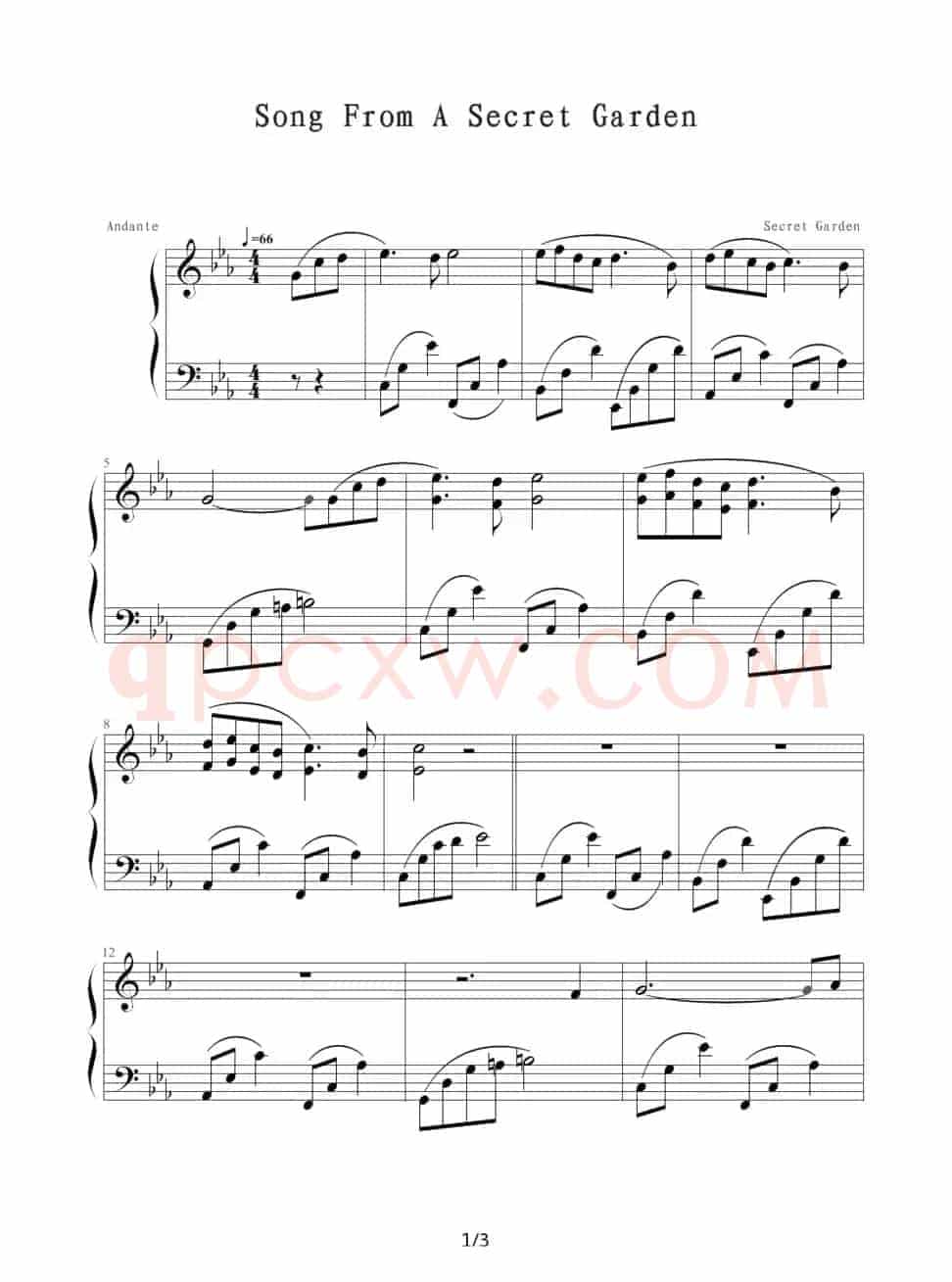 song from a secret garden