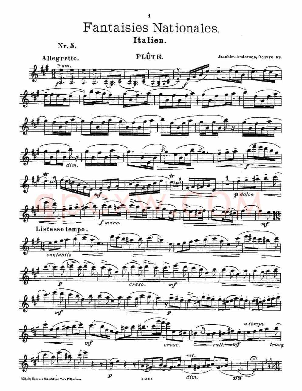 Fantaisies nationales. Op. 59, 5.