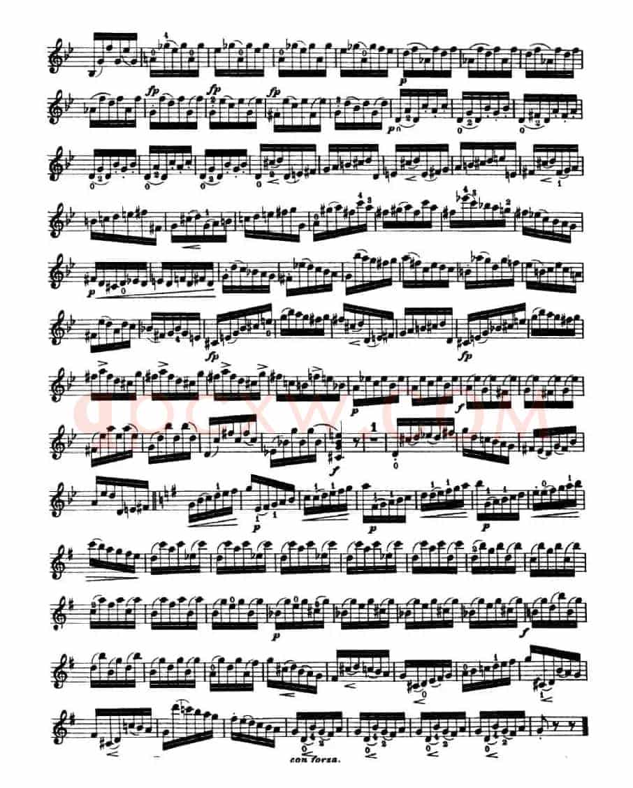 24首小提琴练习曲之22