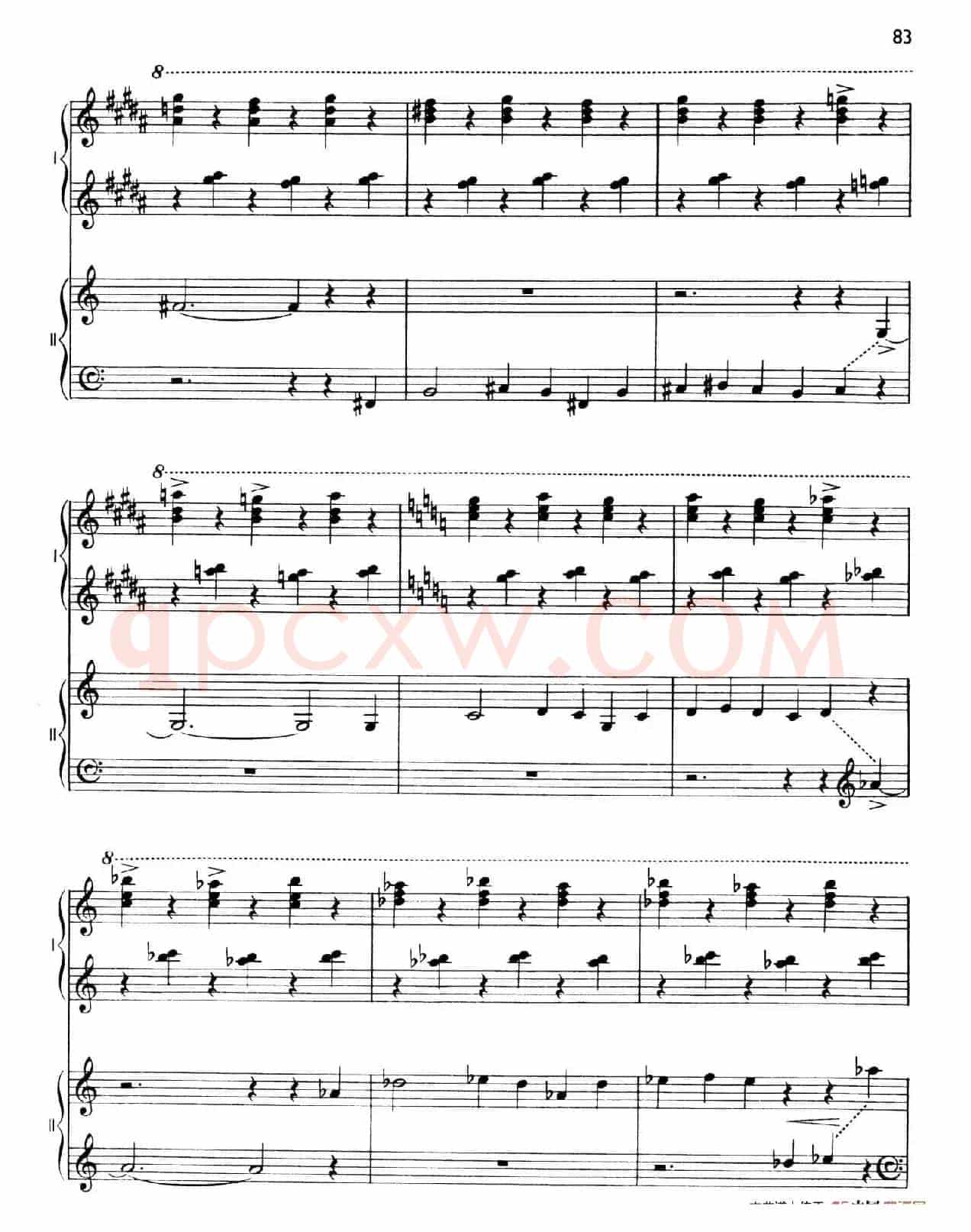 The Planets Op.32（双钢琴）（行星·第六乐章 天王星—魔术师）