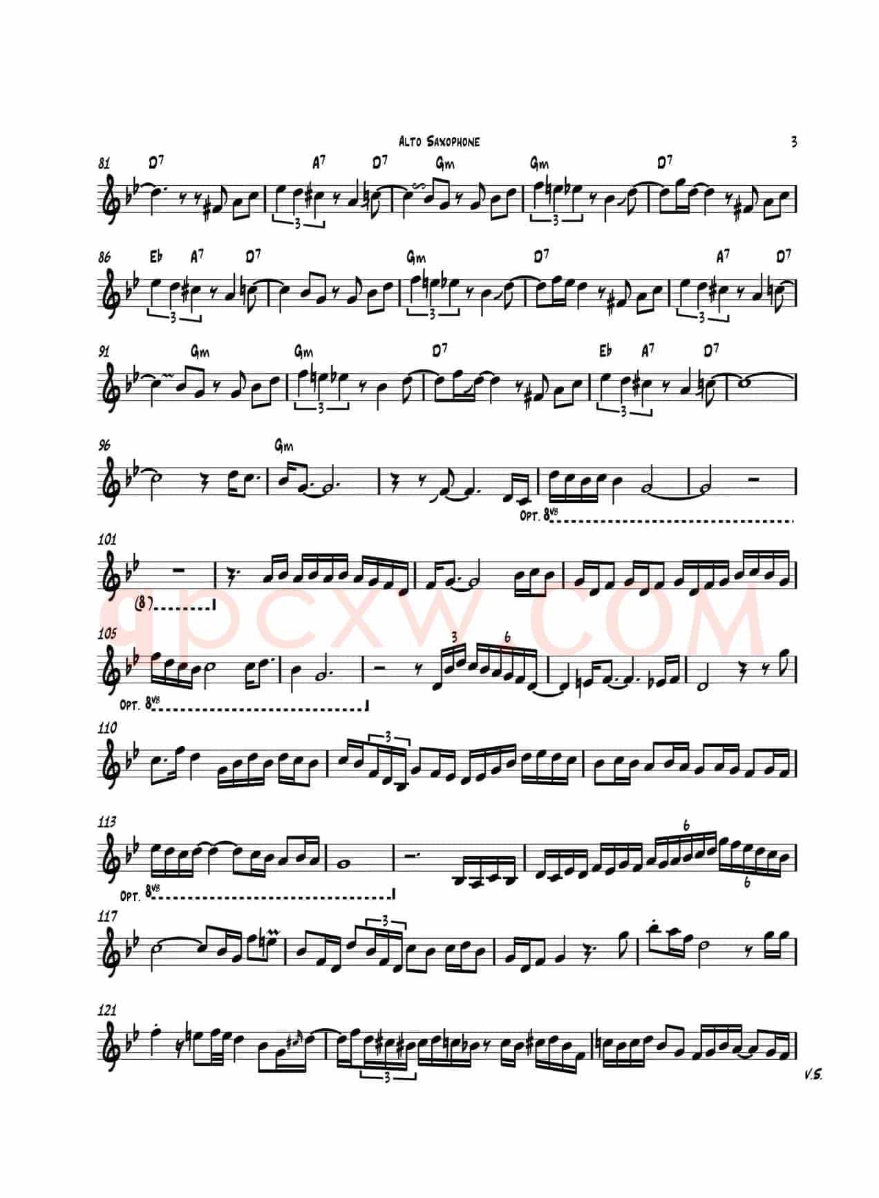 Tango（中音萨克斯）