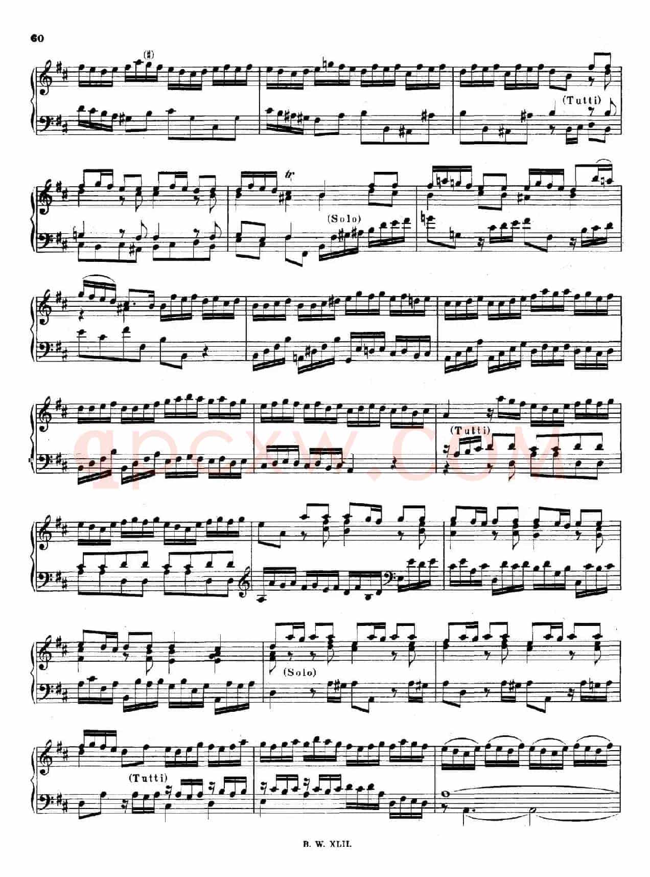 16 Concertos BWV 972-987(十六首为独奏古钢琴而作的协奏曲)(P1——10)