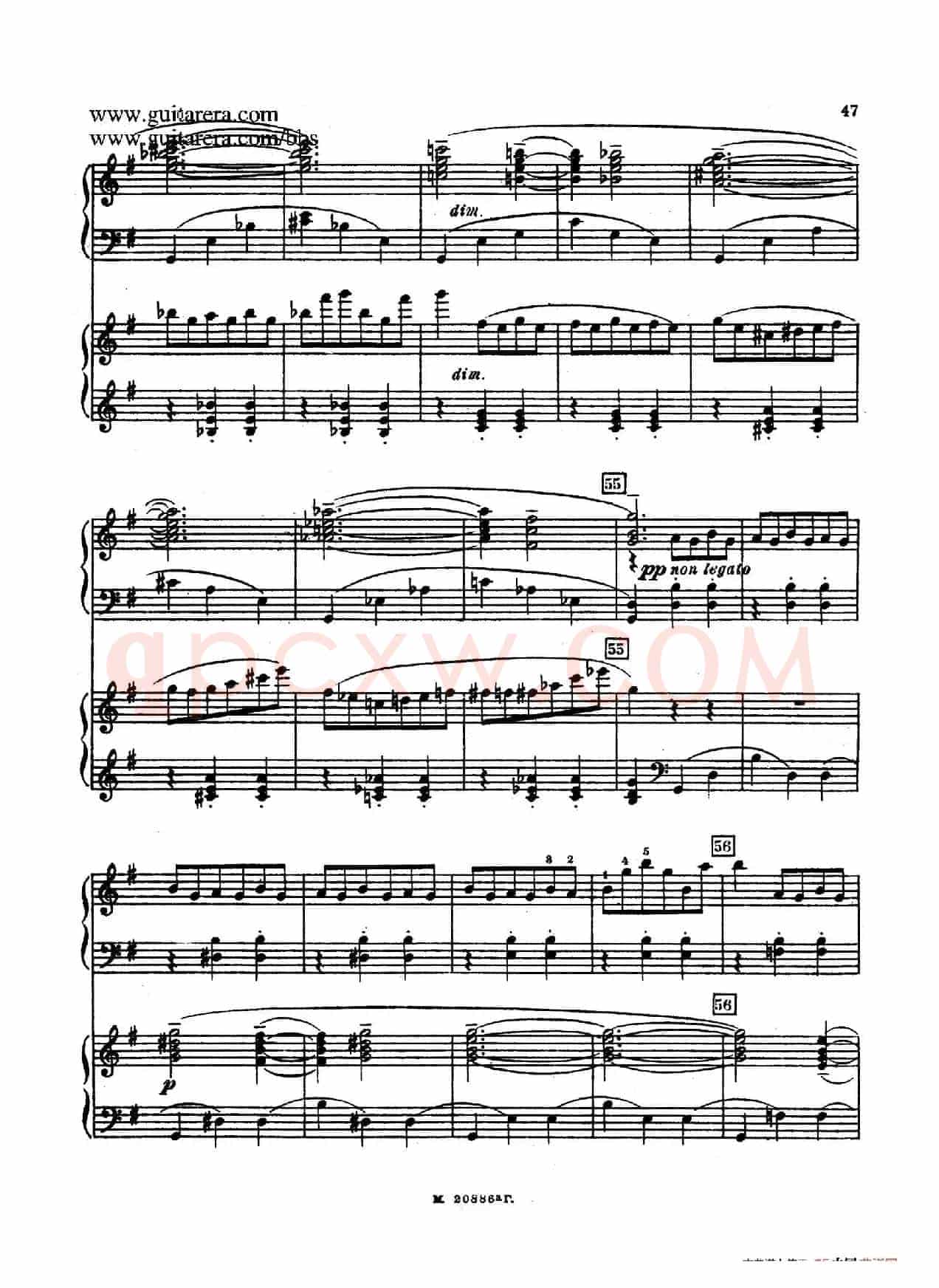 第二双钢琴组曲 Suite for Two Pianos No.2 Op.17(2. 圆舞曲 Valse)
