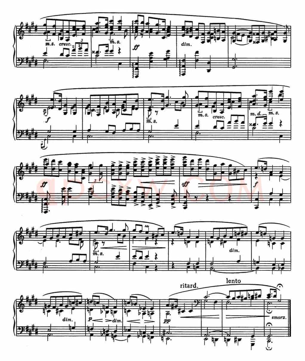 9首玛祖卡舞曲 Op.25（No.5）