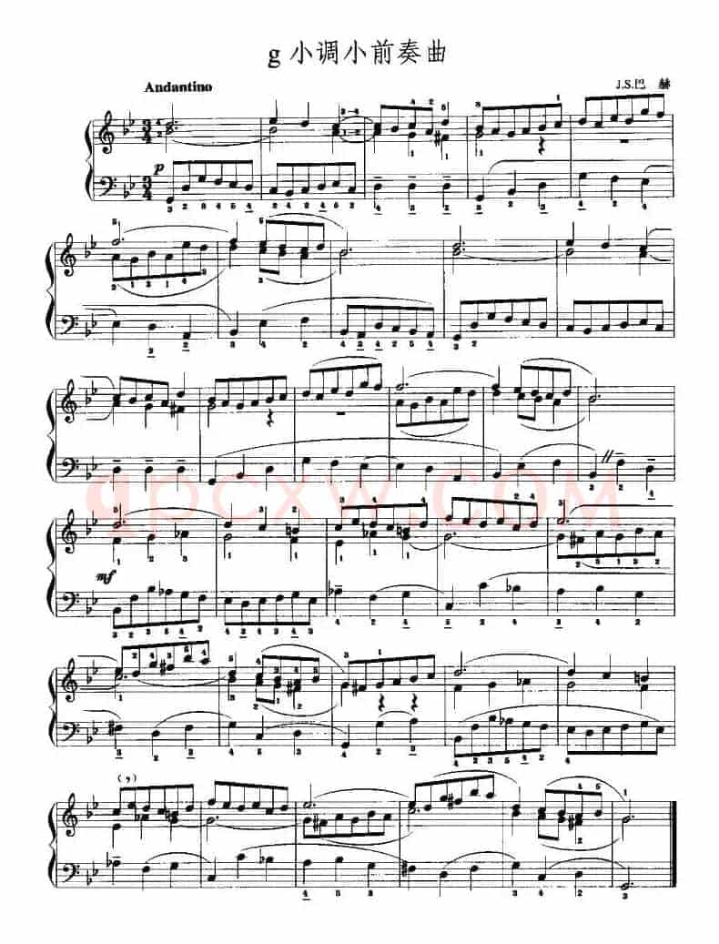 g小调小前奏曲