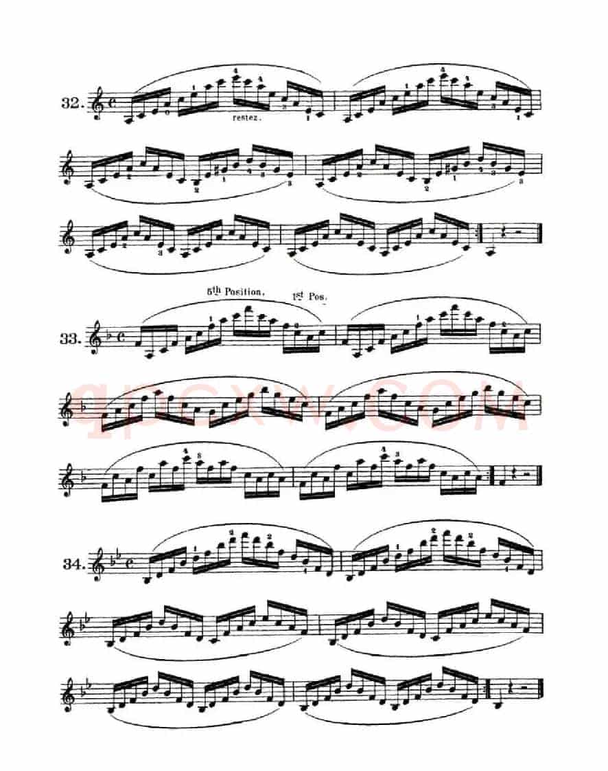 School of Mechanism,Op.74（小提琴技巧 作品.74）