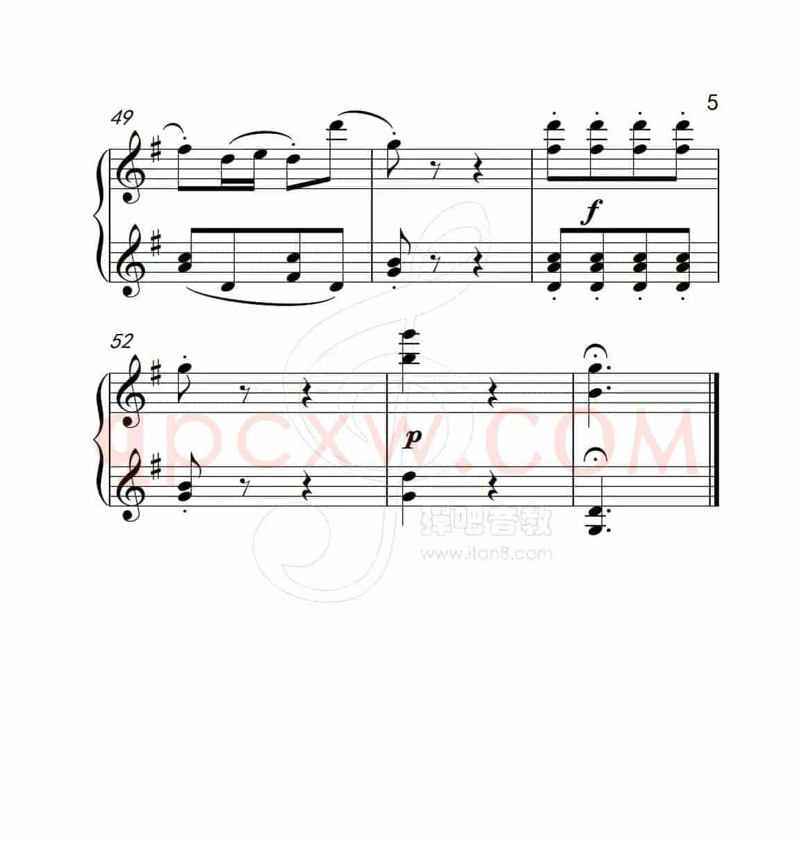 第二级 蜂蜜和三叶草（中国音乐学院钢琴考级作品1~6级）