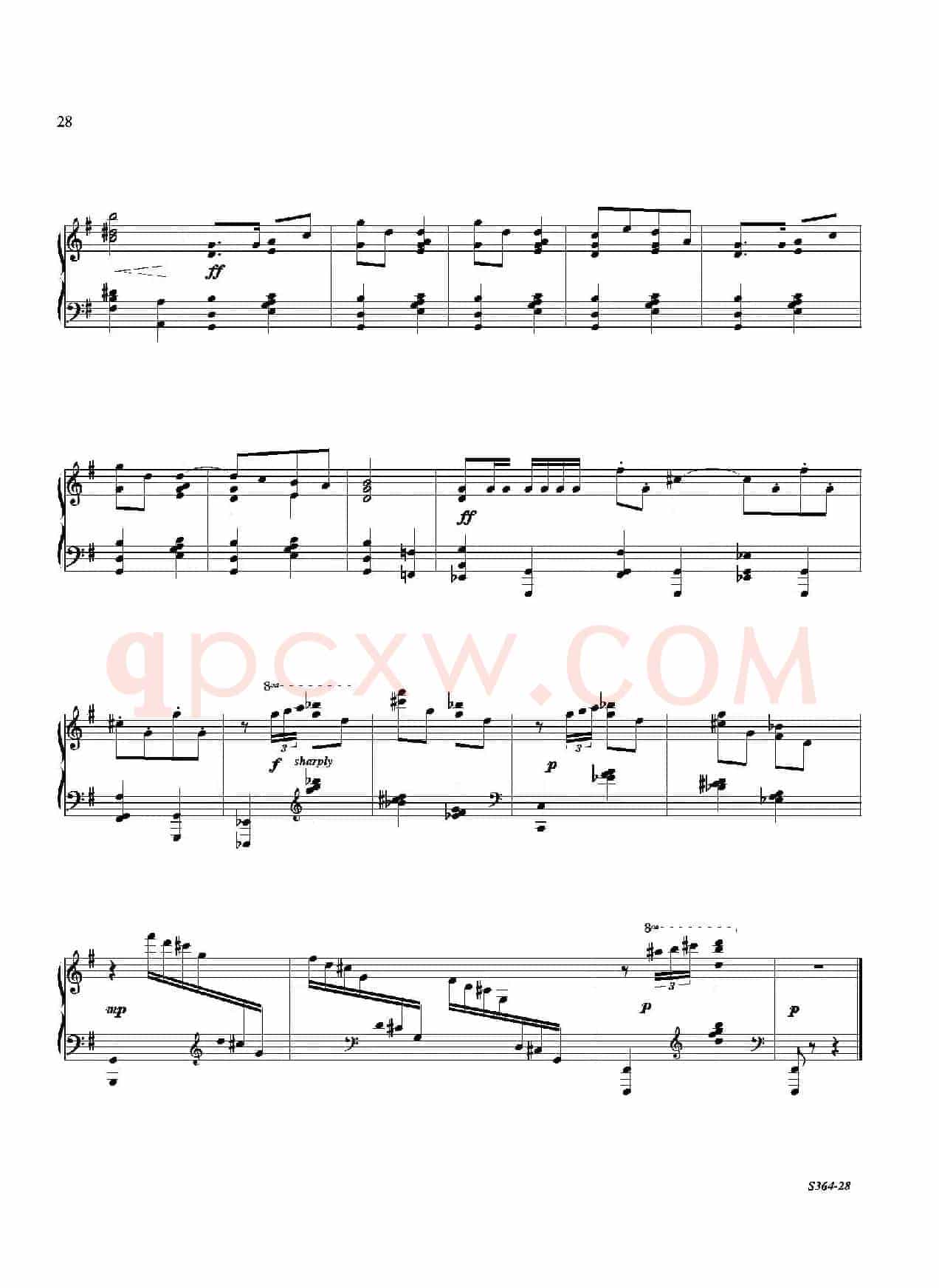 Piano Sonata No.8（第八钢琴奏鸣曲）（2）