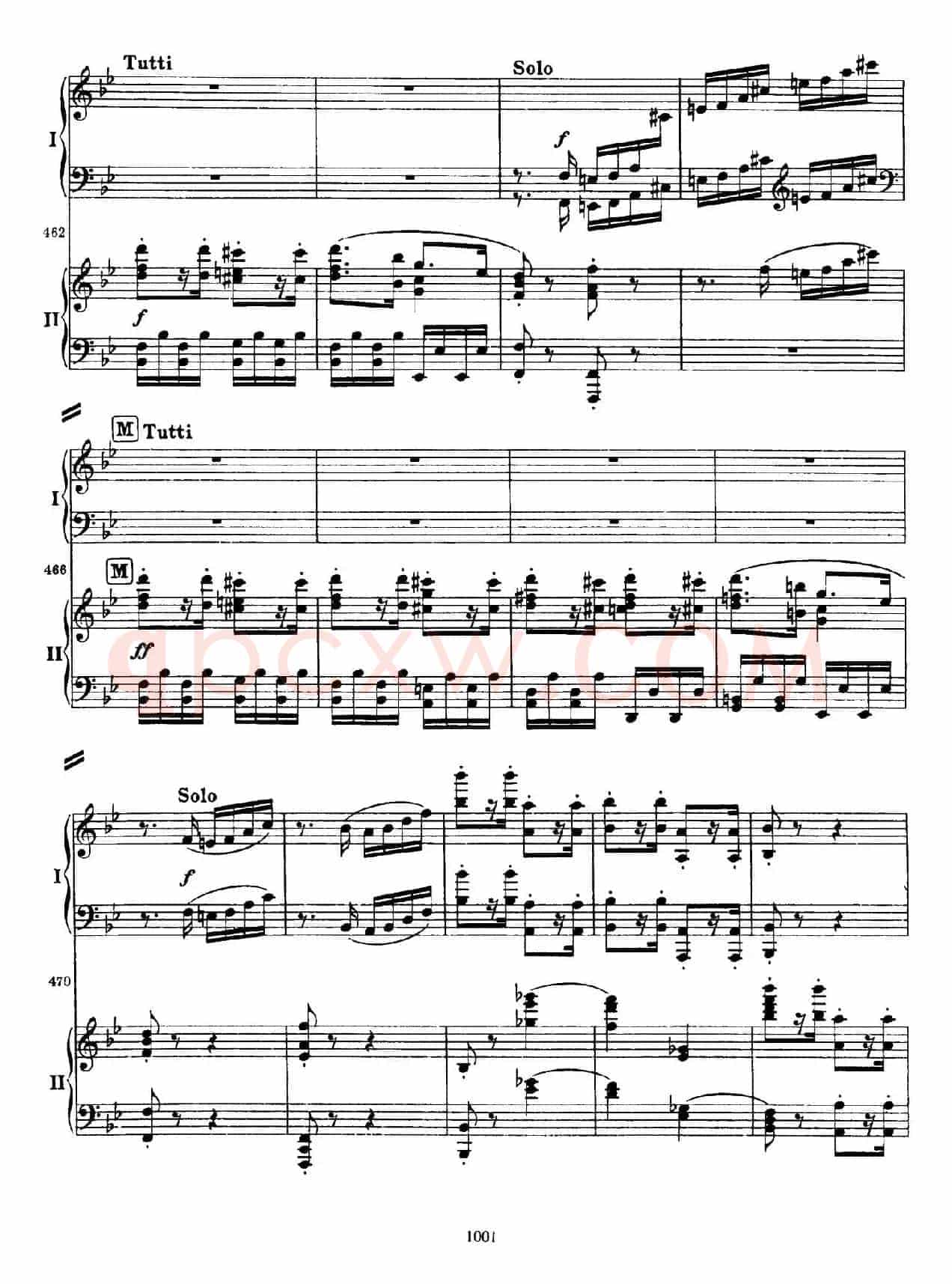 降B大调第二钢琴协奏曲（P91——104）