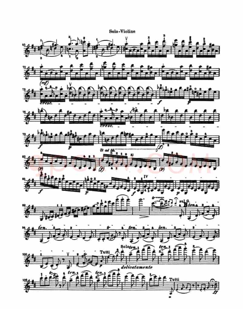 Konzert fur Violine（贝多芬小提琴协奏曲）