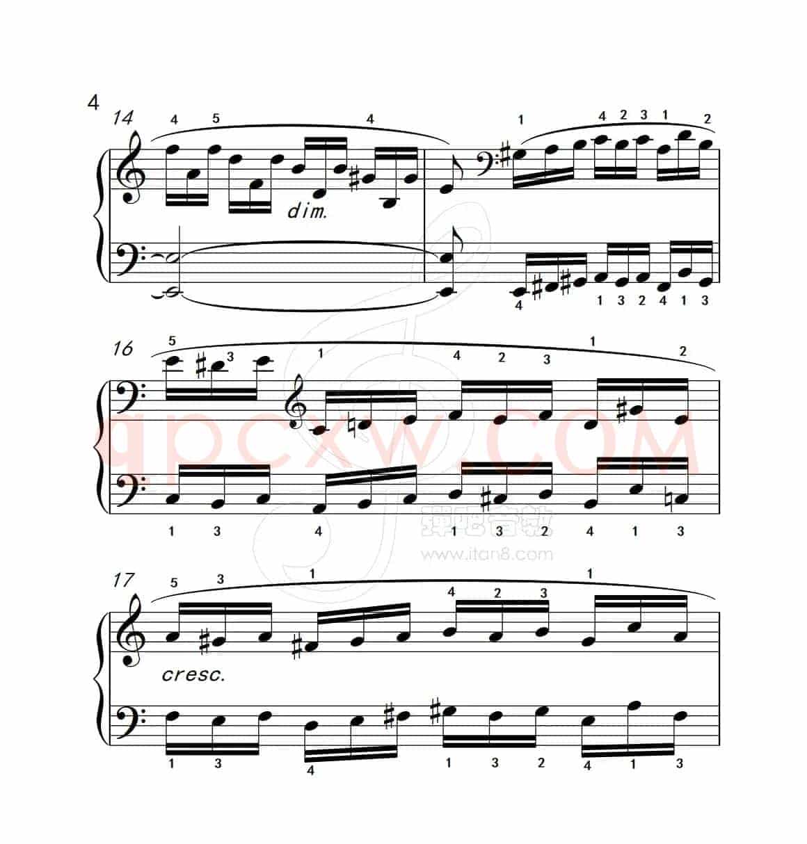 练习曲 5（克拉莫钢琴练习曲60首）