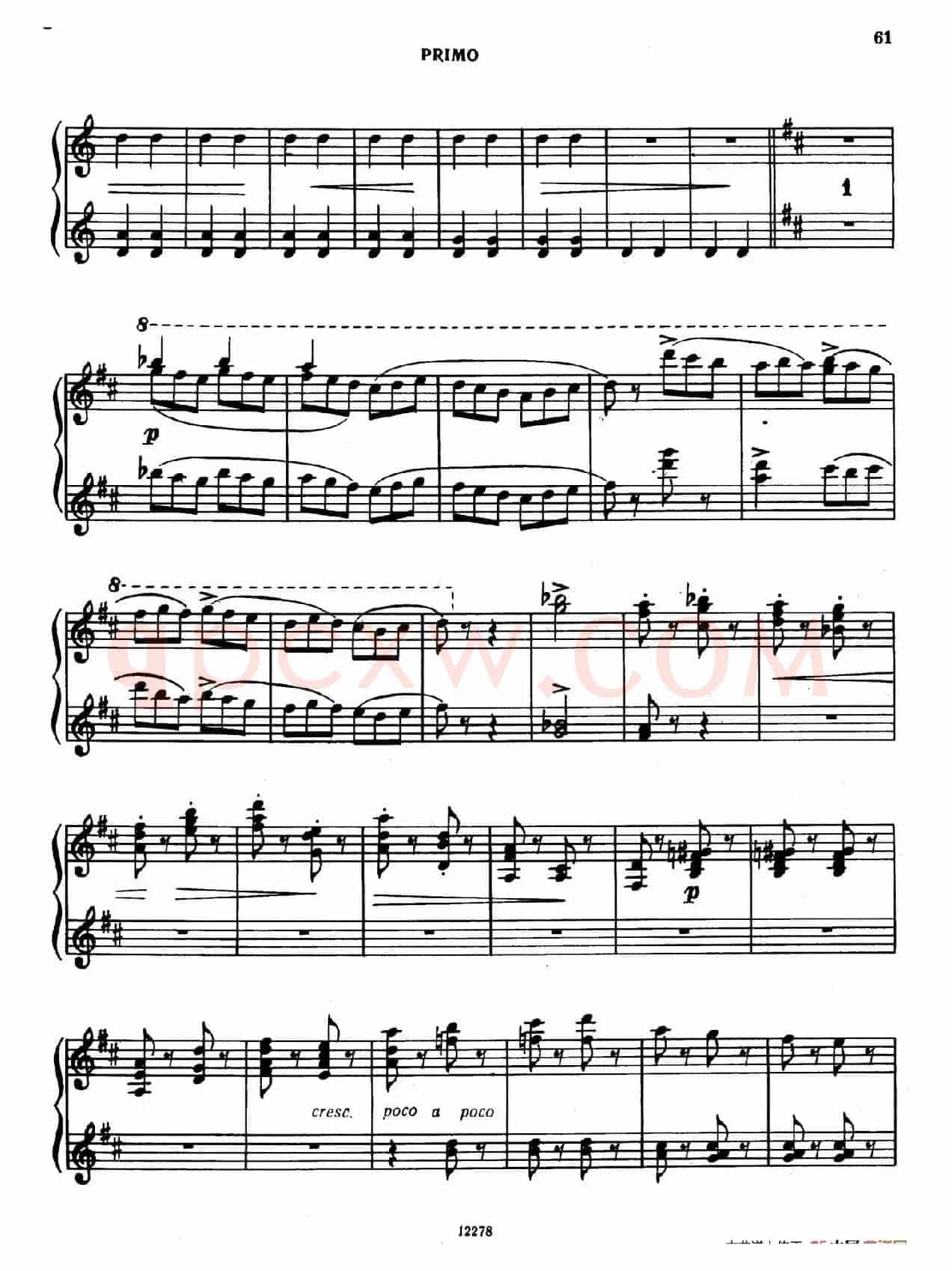 Tarantella in D Major(D大调塔兰泰拉舞曲·四手联弹)
