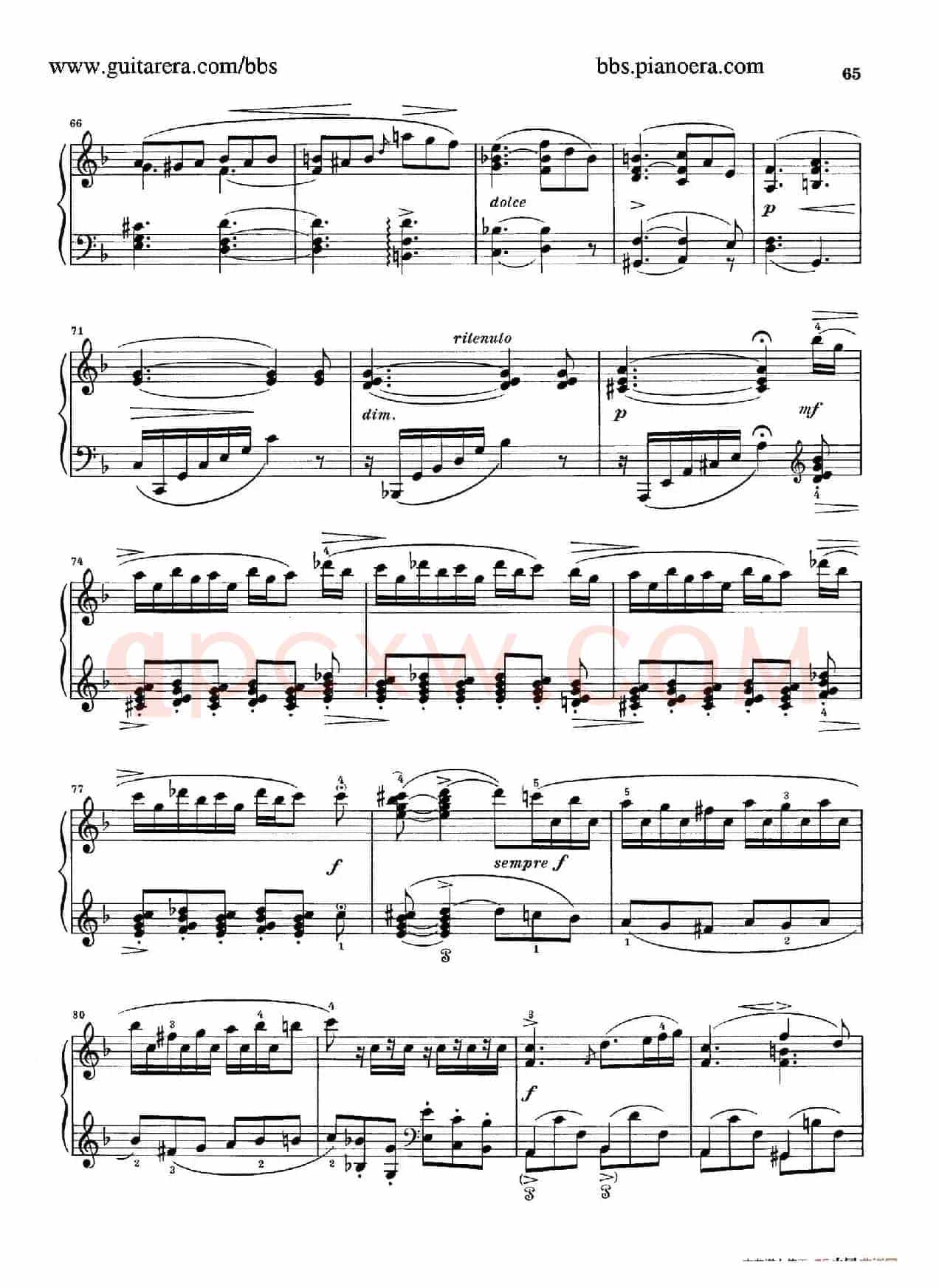 Neue Aquarelle Op.57(新水彩画· 5. 随想曲)