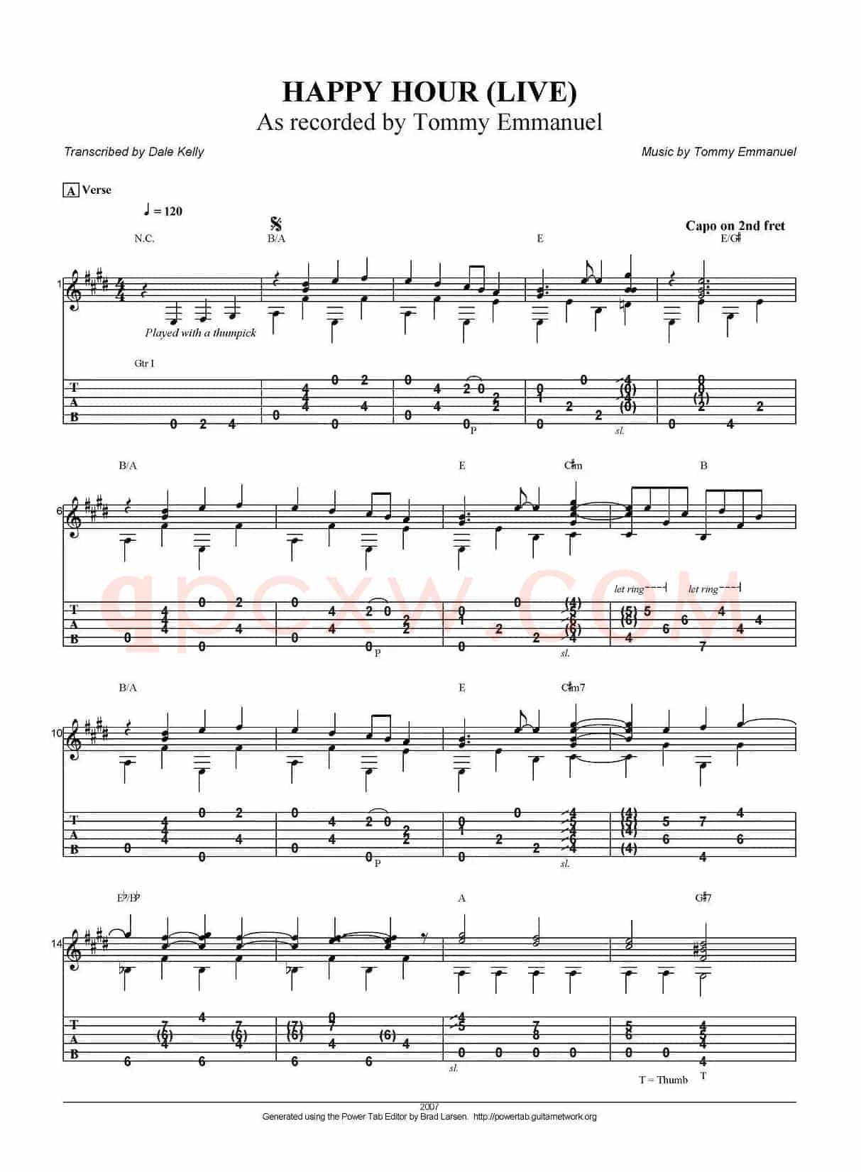 tommy emmanuel：happy hour live（指弹吉他）