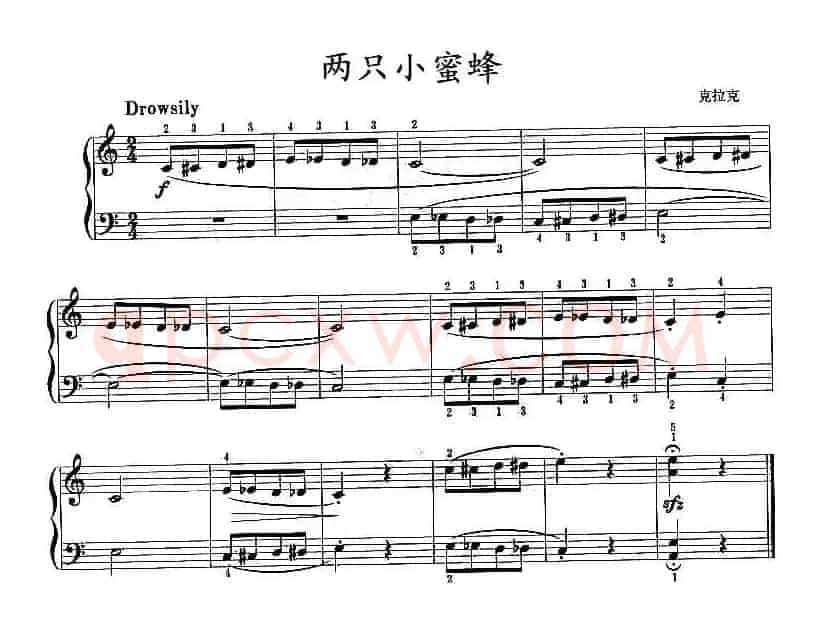 两只小蜜蜂