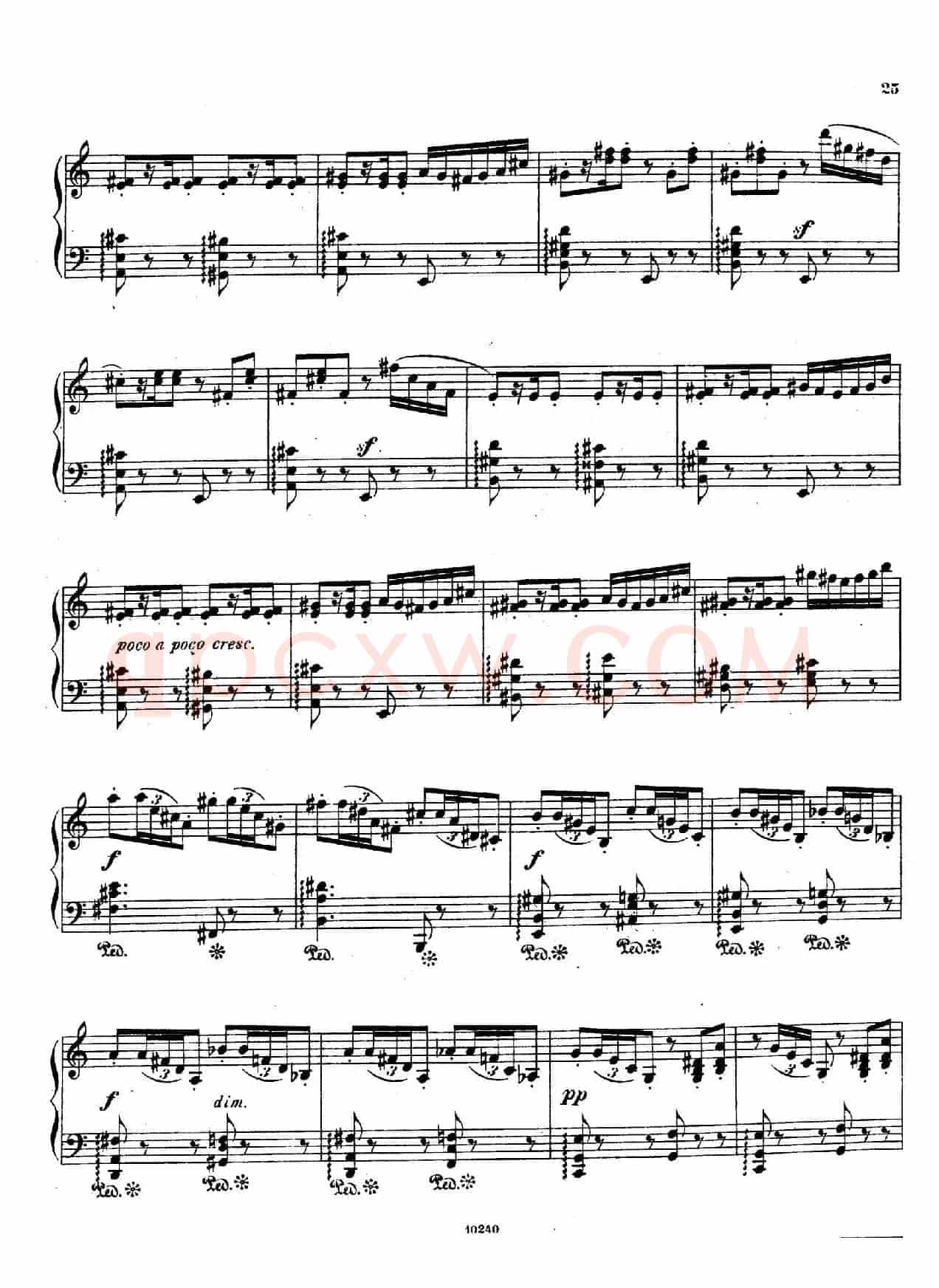 Etudes Rythmiques Op.149(节奏练习曲集)(6)