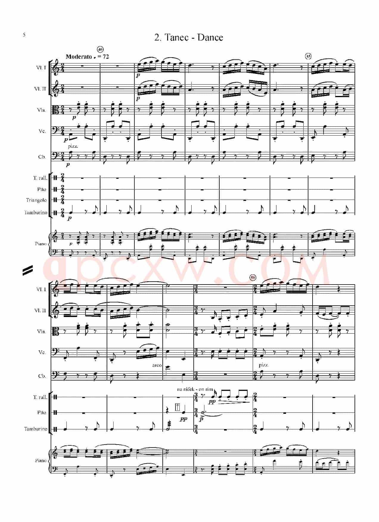 Ivo Blaha Zamecka suita - Full Score（城堡套曲）