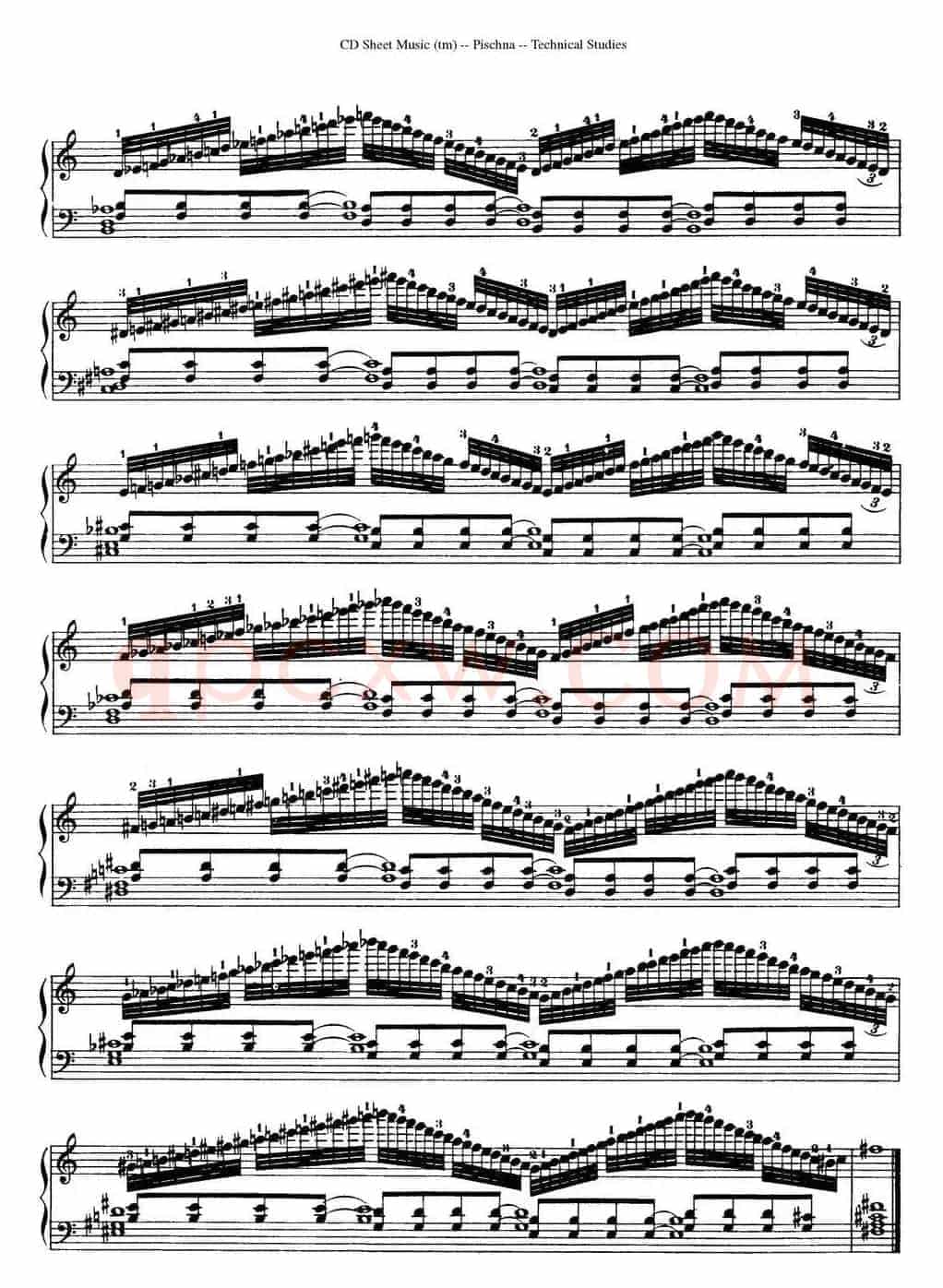 Technical Studies 60 Progressive Exercises (60首钢琴循序渐进练习曲 P81——90)