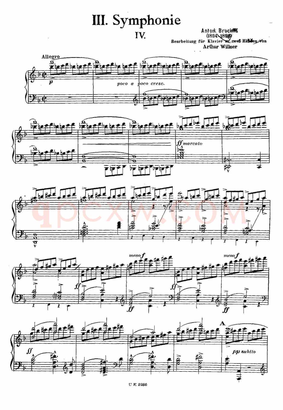 Symphony No.3 in d Minor - Solo Piano(d小调第三交响曲·钢琴独奏版·Ⅳ)