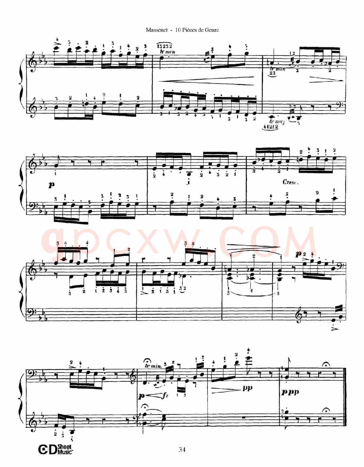Dix Pièces de Genre Op.10(10首个性小品·Ⅸ)