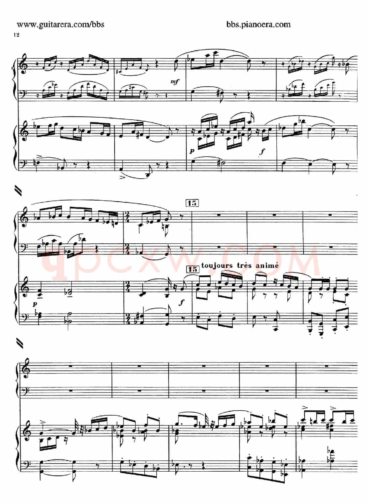 Piano Concerto in c-sharp Minor (升c小调钢琴协奏曲·第一乐章)