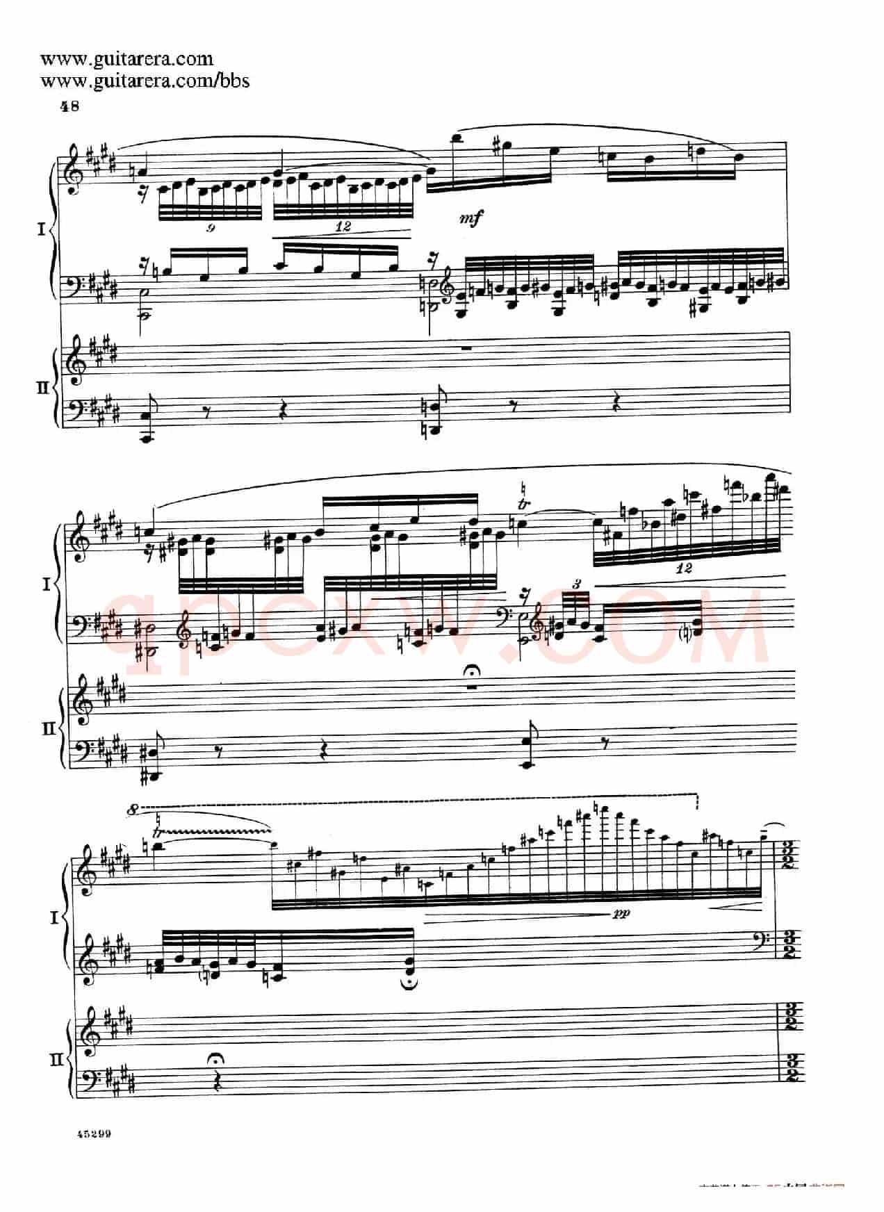 Piano Concerto Op.38(钢琴协奏曲·双钢琴·第二乐章)