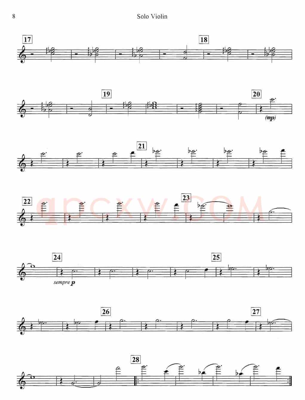 PHILIP GLASS Violin Concerto（格拉斯小提琴协奏曲II）