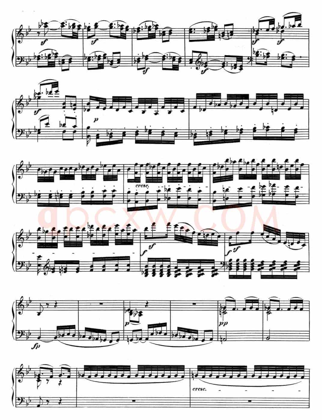 贝多芬钢琴奏鸣曲11 降B大调 Op.22 B-flat major