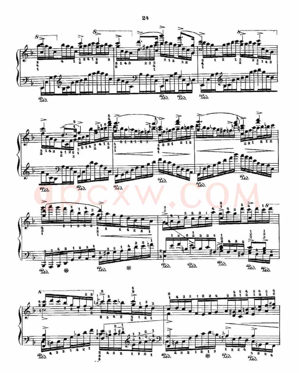 肖邦《练习曲》Fr.Chopin Op.10 No8-1