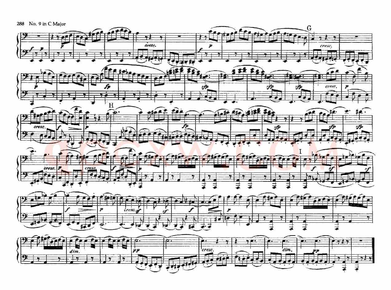 String Quartet No.9 in C Major Op.59-3 - 4 Hands(C大调第九弦乐四重奏·四手联弹)