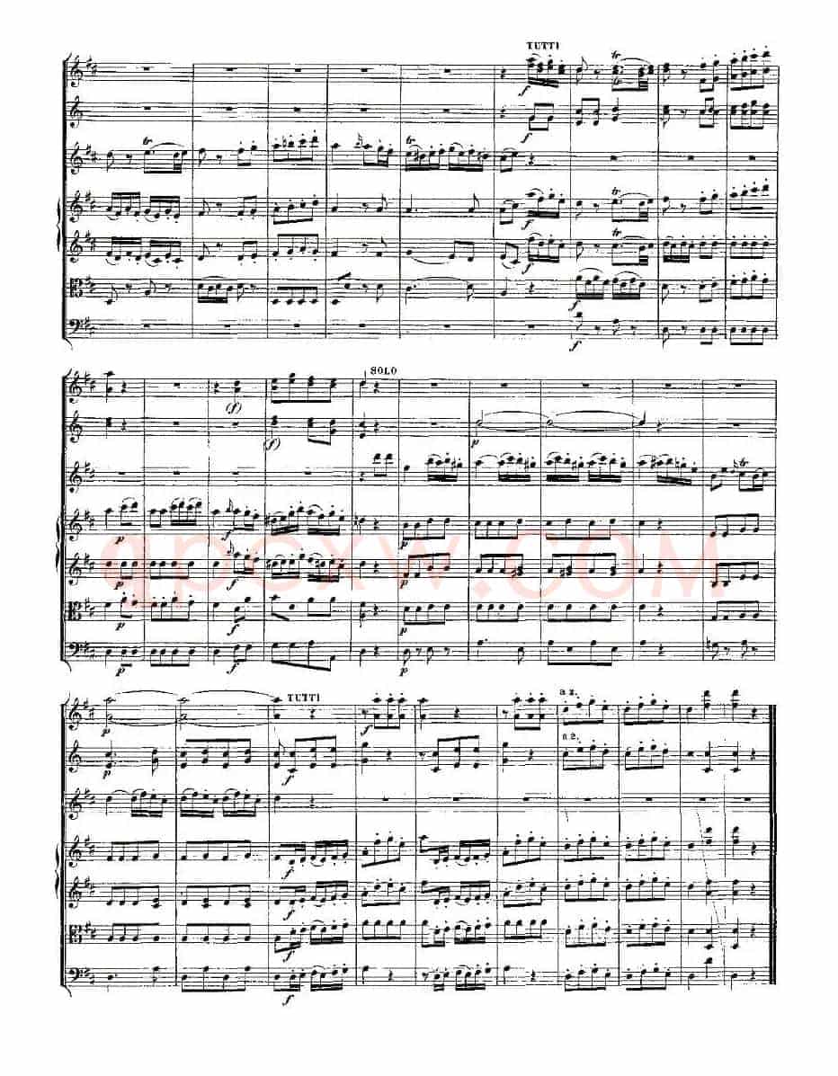 Concerto in D for Flute, K.314(D大调长笛协奏曲)