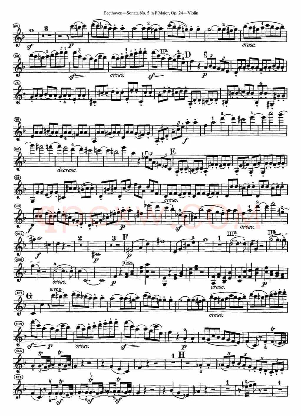 Violin Sonata No.5 in F Major Op.24