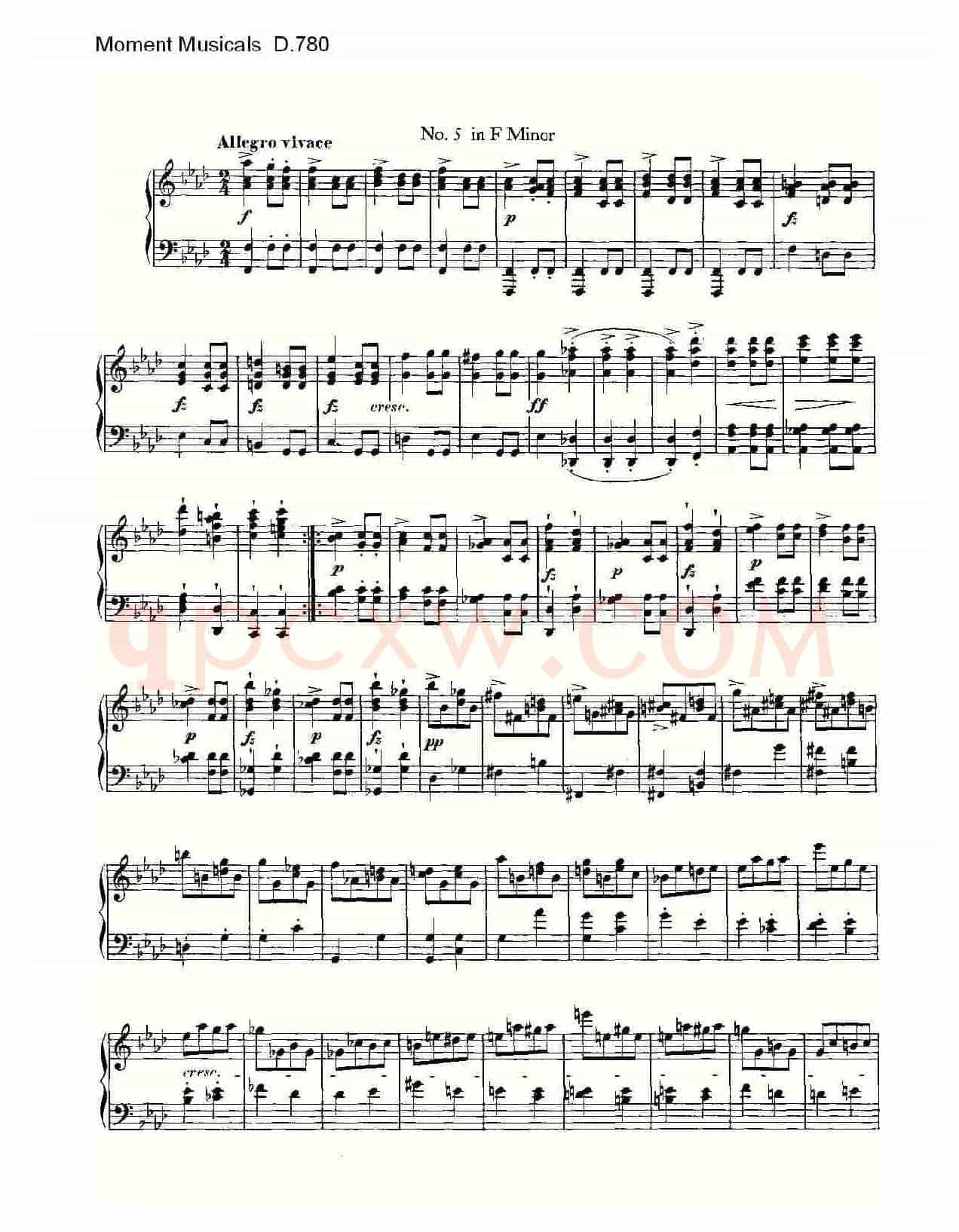 Moment Musicals D.780（6首音乐瞬间）