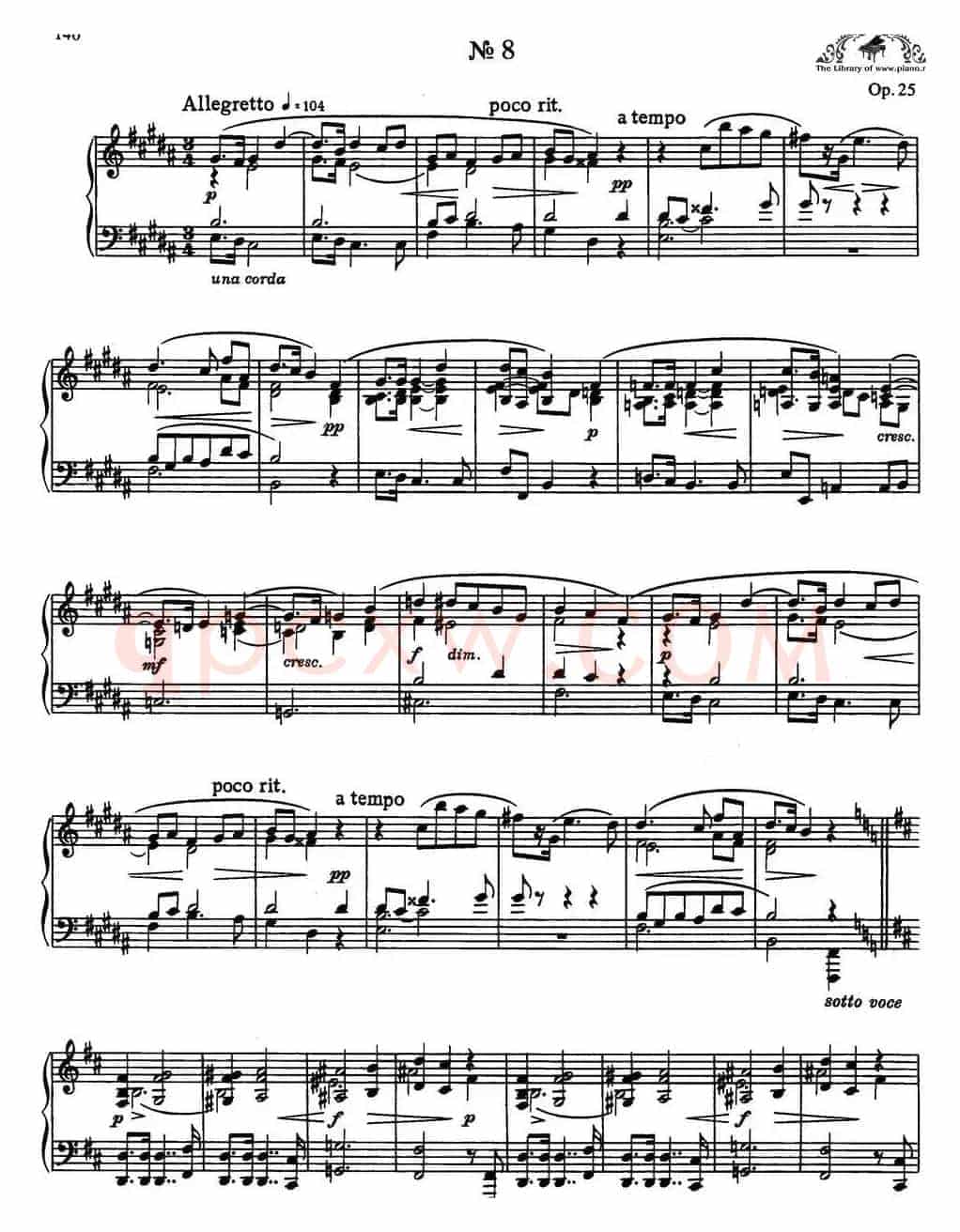9首玛祖卡舞曲 Op.25（No.8）