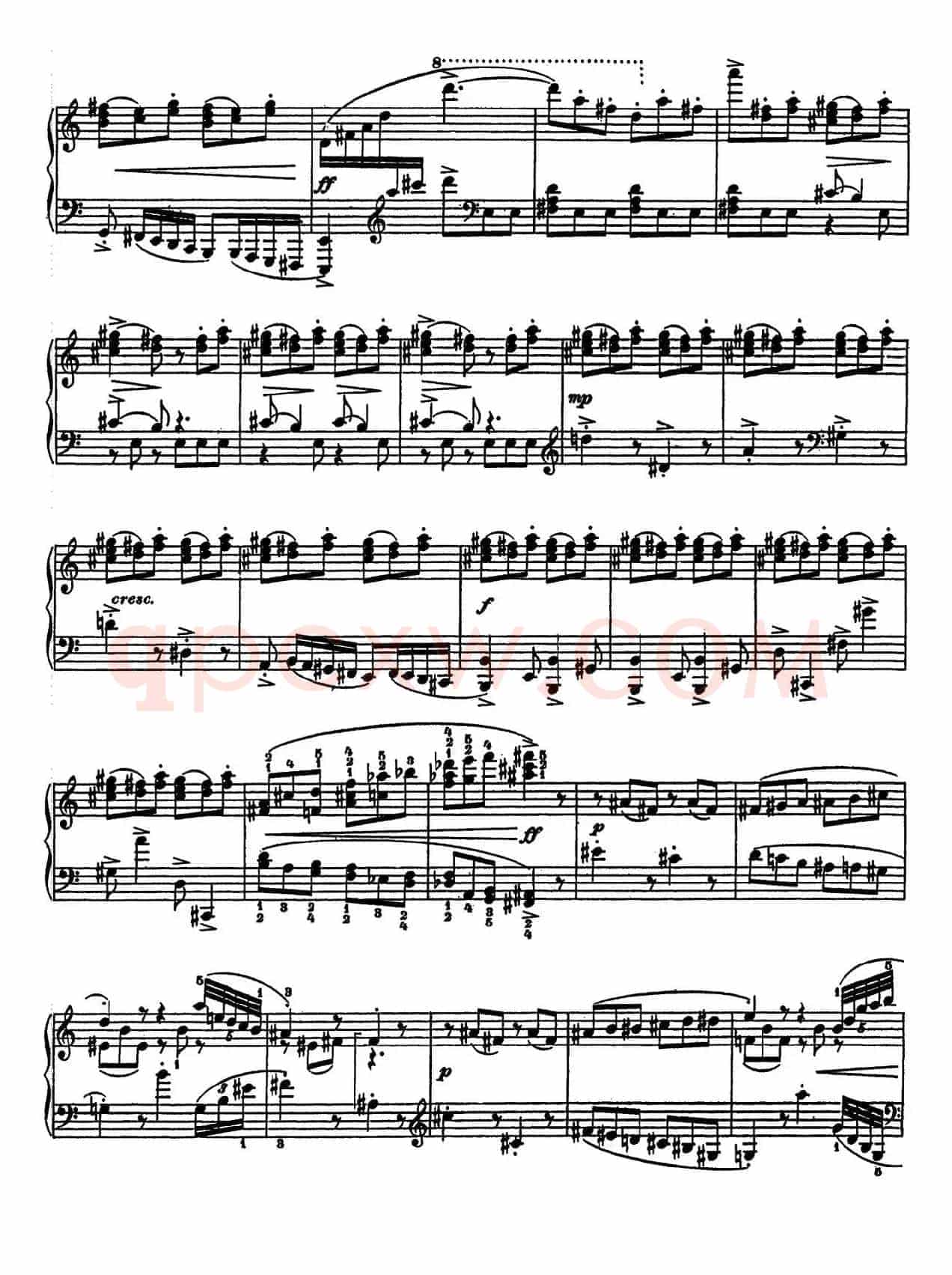 Scherzo from The Love for 3 Oranges Op.33(《三个桔子的爱情》谐谑曲)