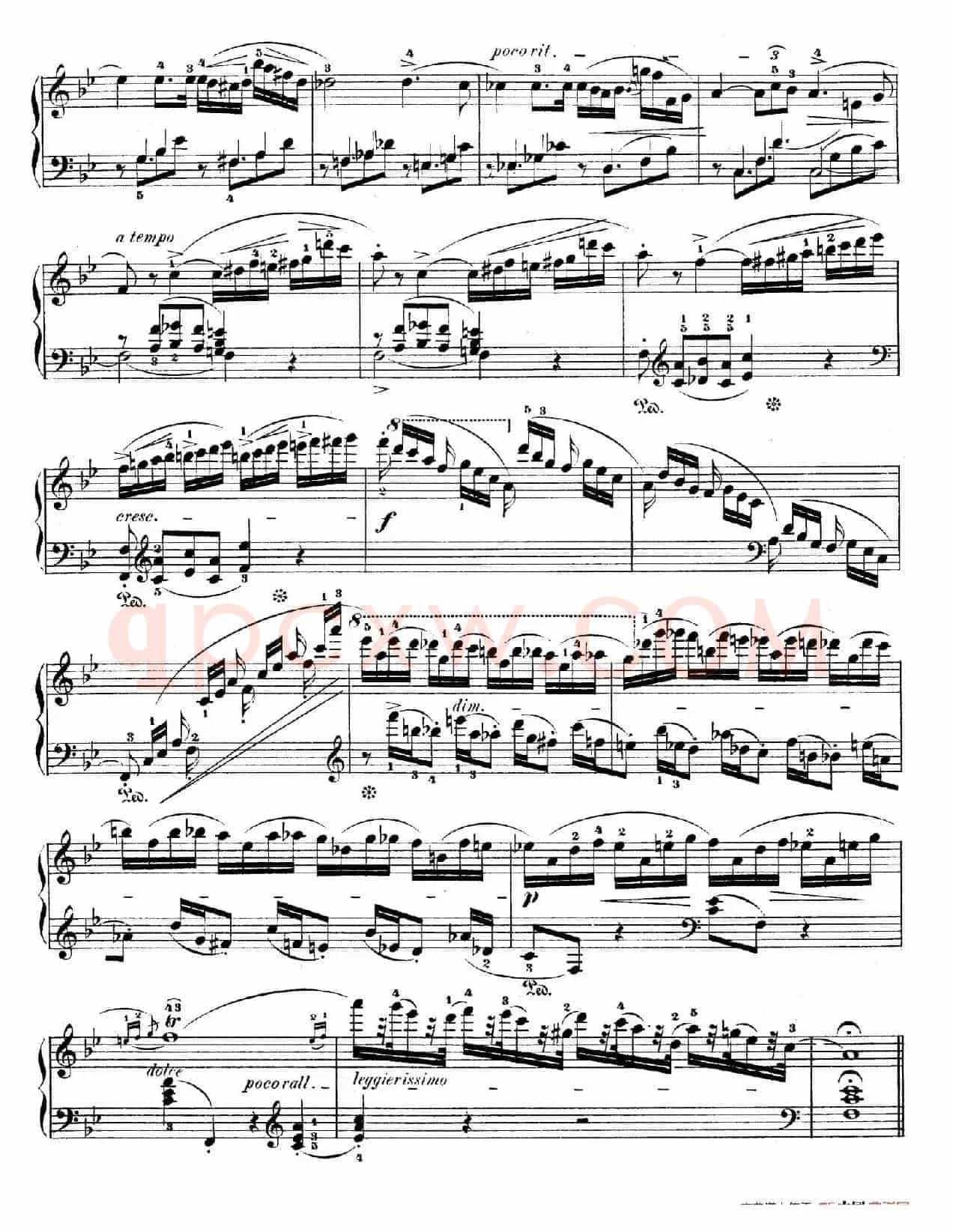 Variations on Je Vends Des Scapulaires Op.12(降B大调华丽变奏曲)