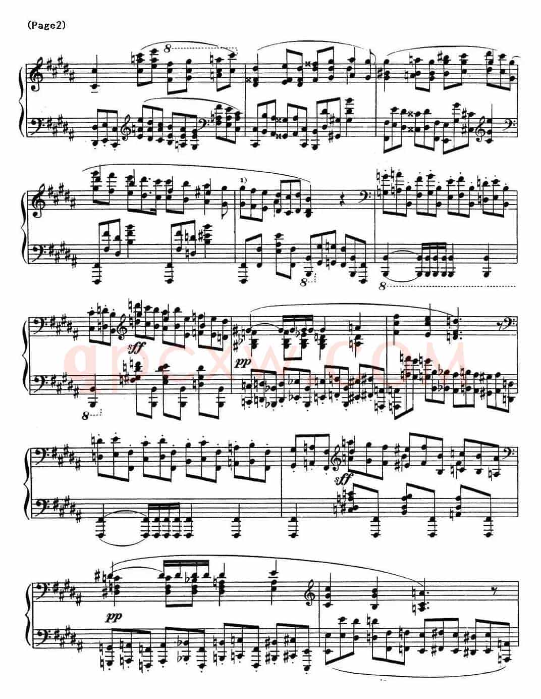 斯克里亚宾12首钢琴练习曲 Op8(No.9 Alexander Scriabin Etudes)