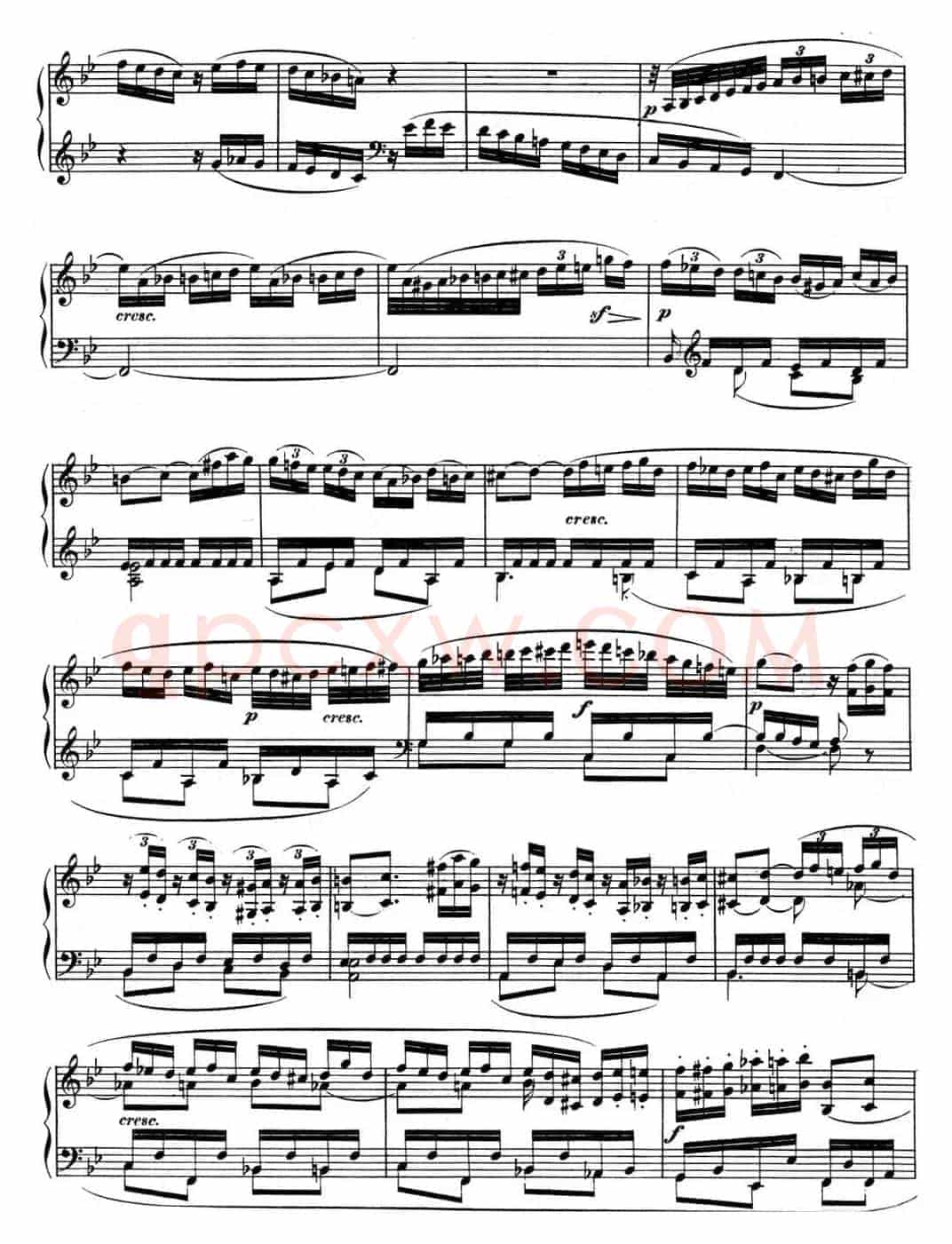 贝多芬钢琴奏鸣曲11 降B大调 Op.22 B-flat major