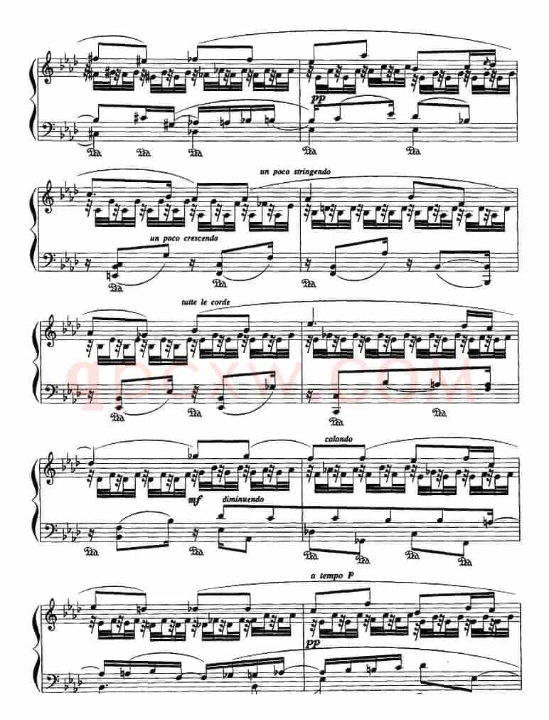 现代钢琴曲：16、在孤独的泉水边
