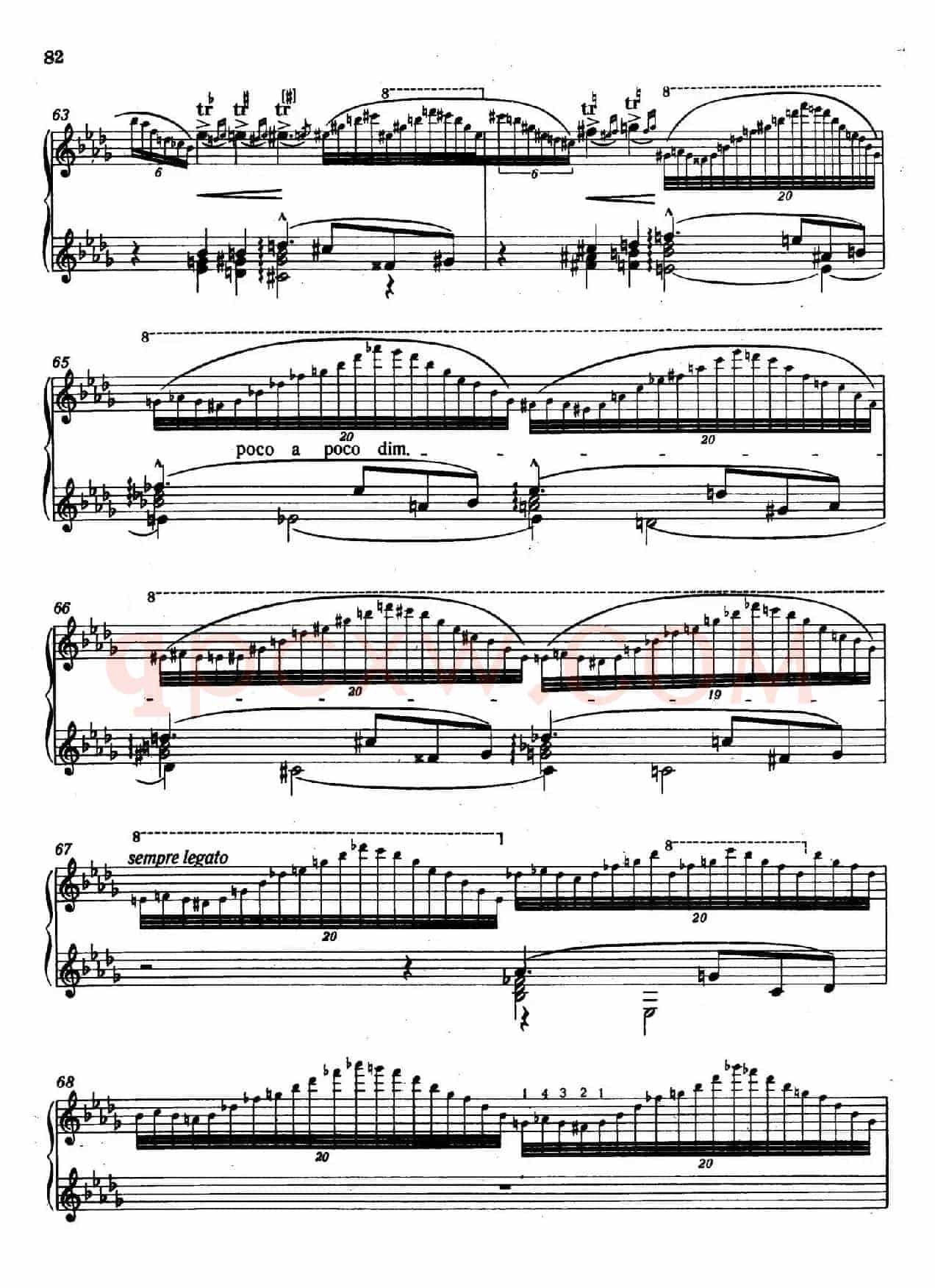 12 Etudes d'execution Transcendante S.139(12首超技练习曲·9)