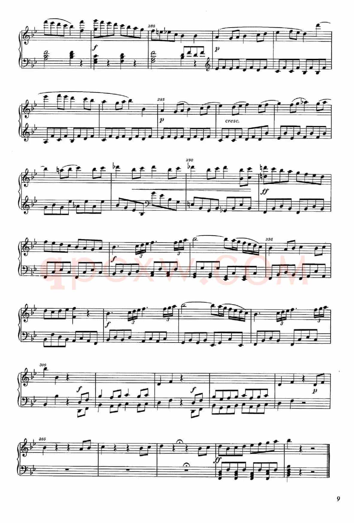 降B大调钢琴奏鸣曲 (Piano Sonata in B-flat Major Op.1)