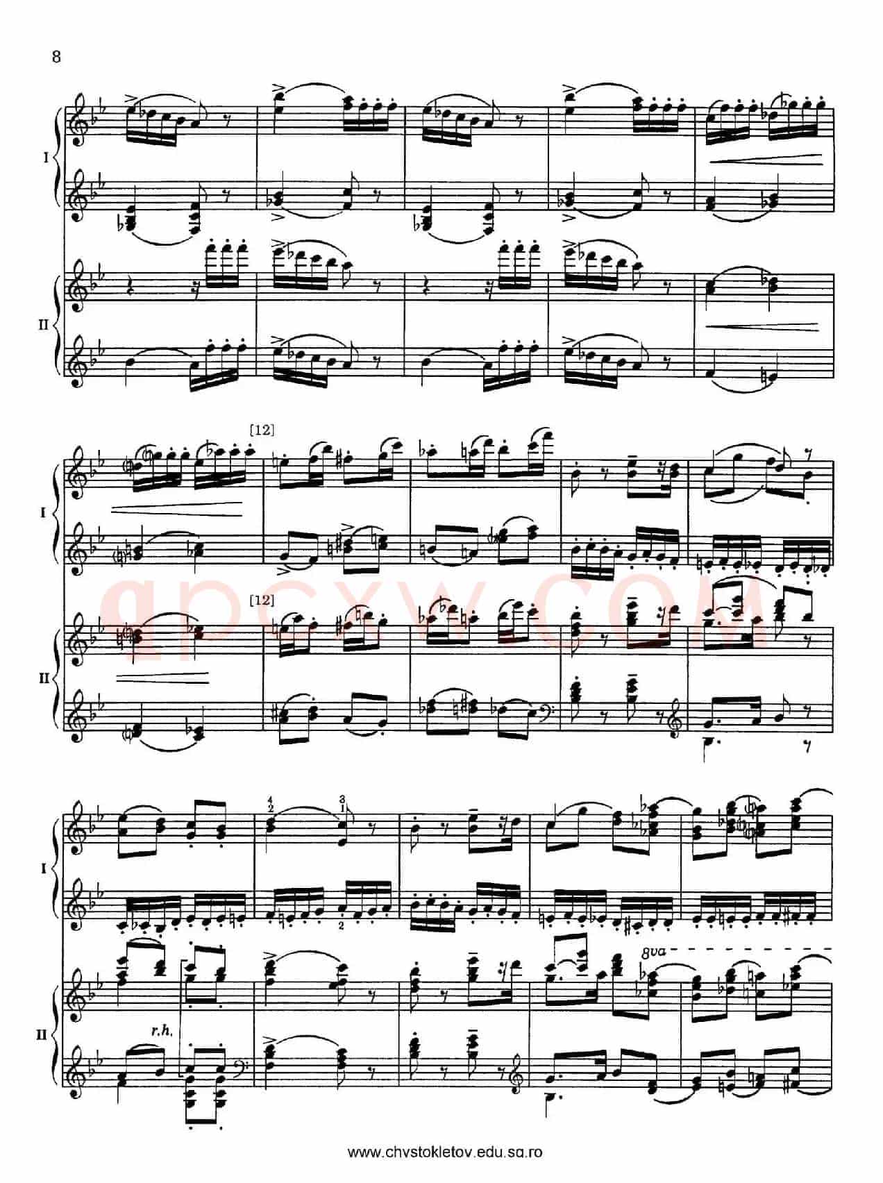 Nutcracker Op.71 芭蕾舞剧《胡桃夹子》(改编双钢琴版·第一部分)