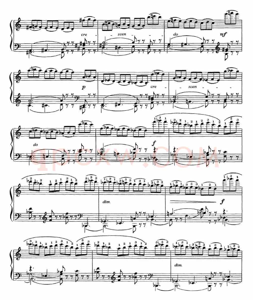 柴可夫斯基18首钢琴小品Op.72(10.Scherzo-fantaisie)