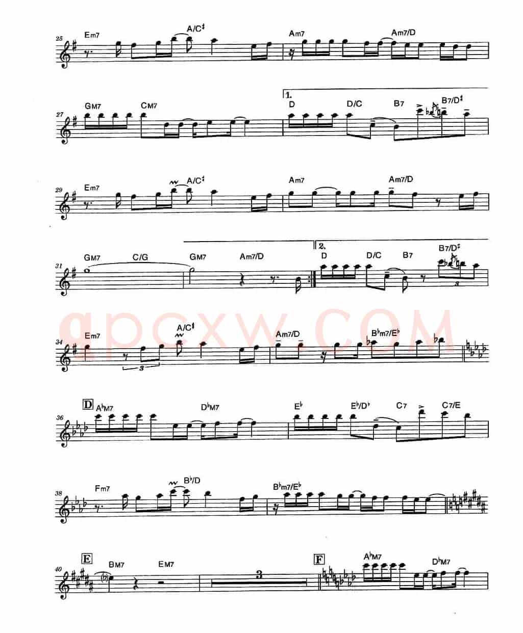 Nothing gonna chsbge my love for you - Alto（此情不移）