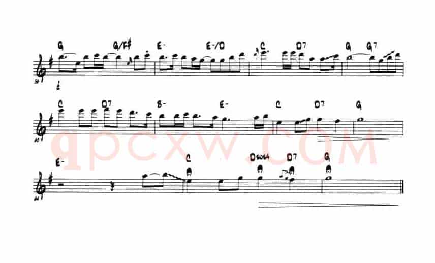 童话（第二中音萨克斯、爵士乐版）