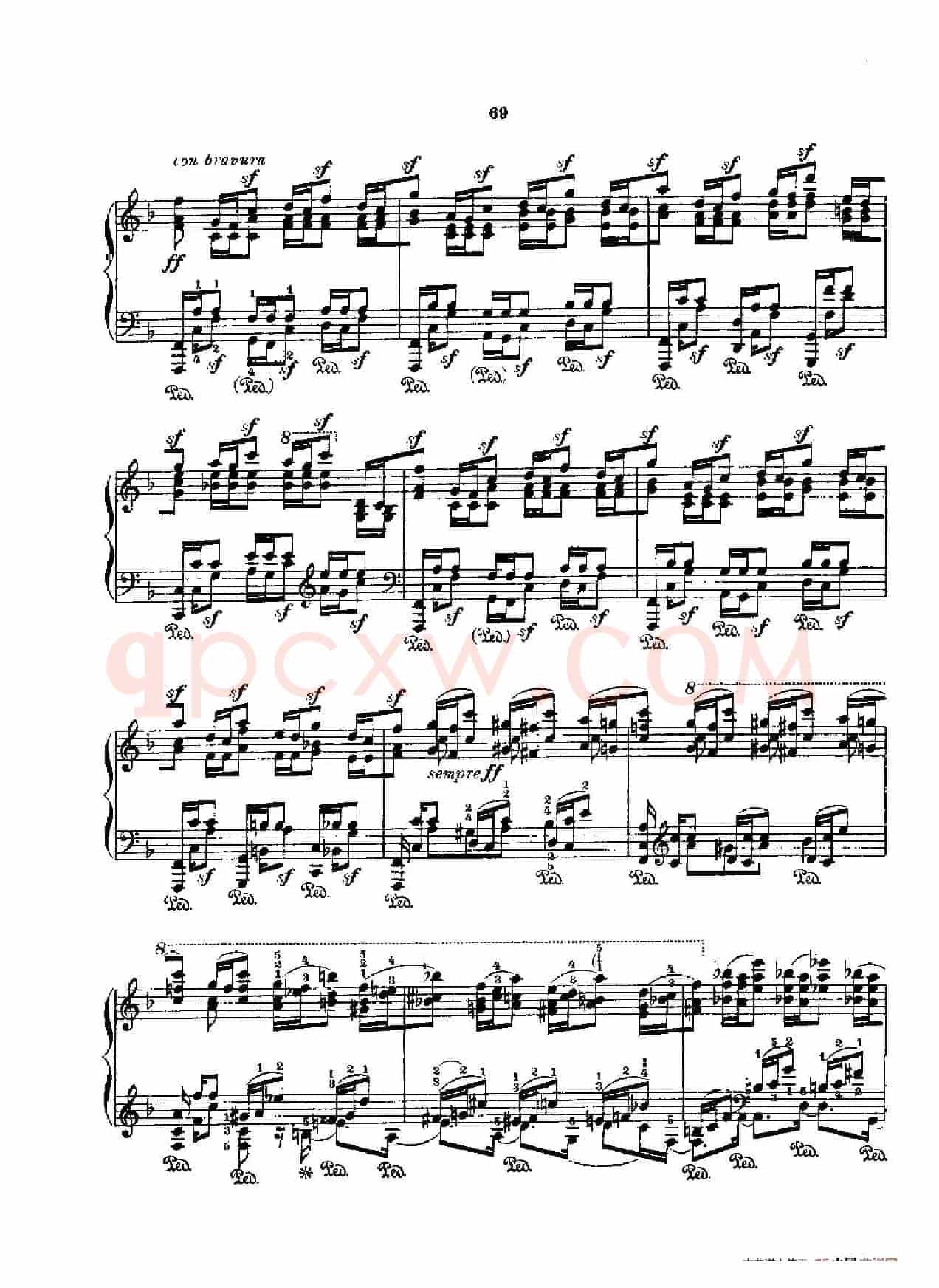 53首以肖邦练习曲为素材而作的练习曲（No.29）